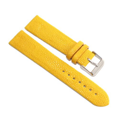 Gelb Stingray Uhrenarmband aus Leder