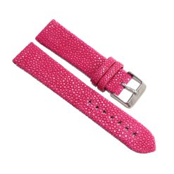 Pink Stingray Uhrenarmband aus Leder